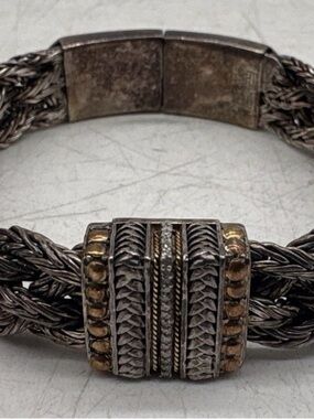 EFFY Sterling Silver, 18k gold, pave diamonds